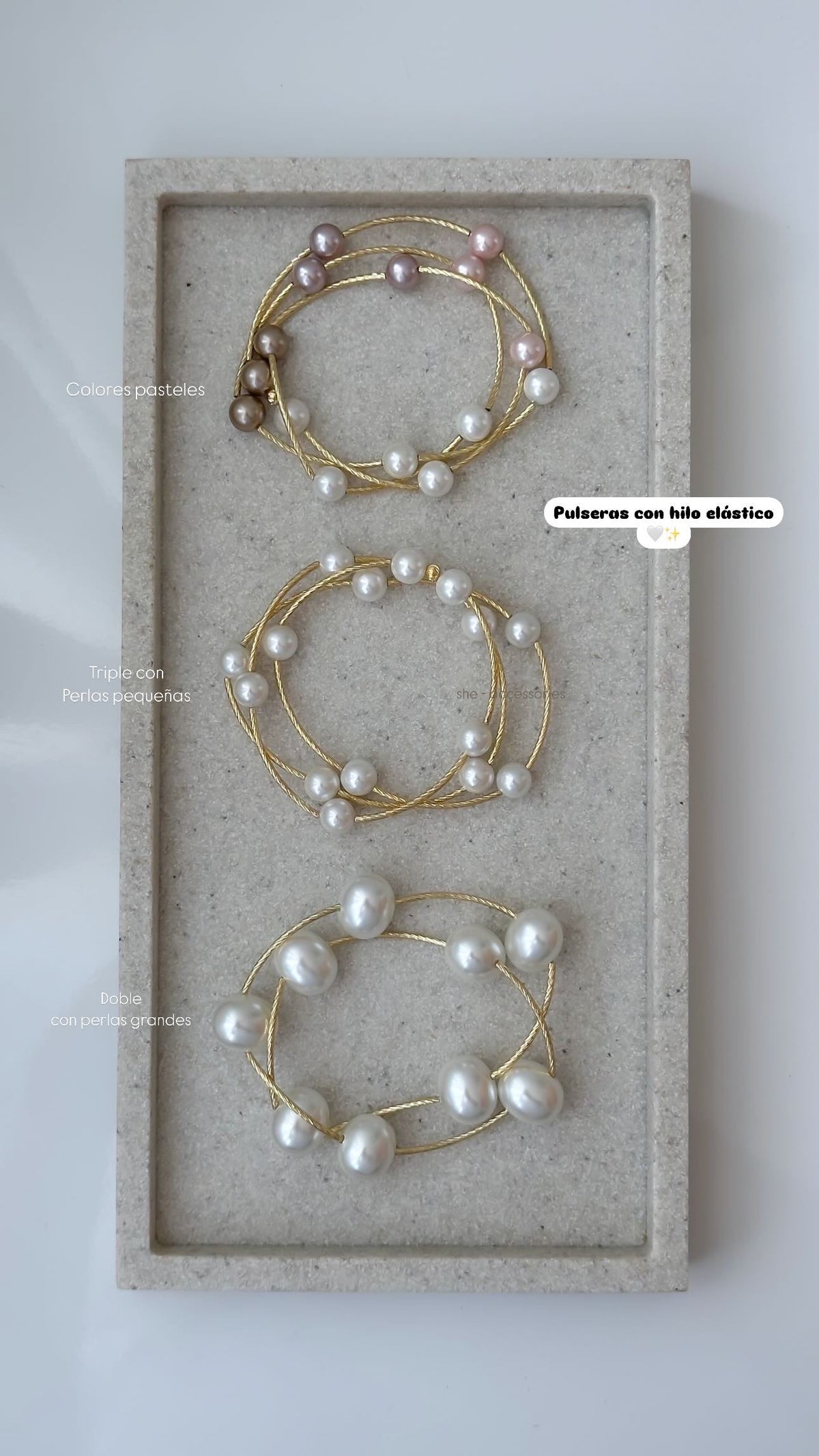 Pulseras elásticas