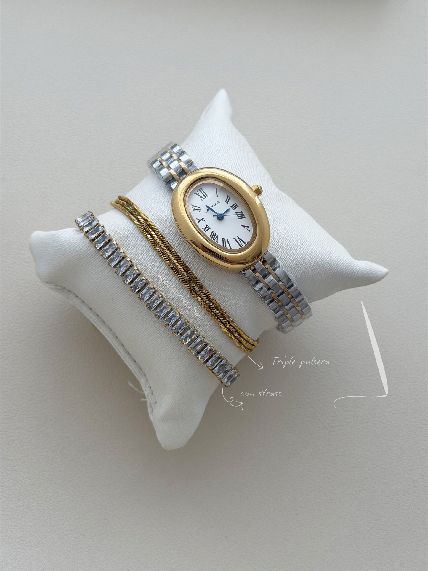Pulsera triple