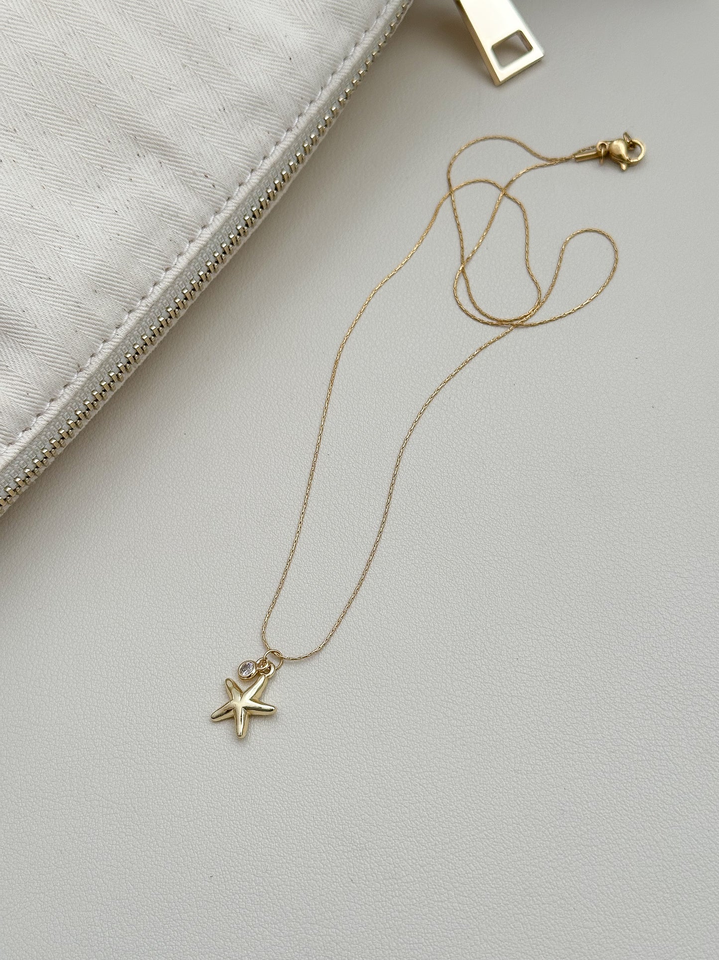 Estrella de mar liso + punto de mi