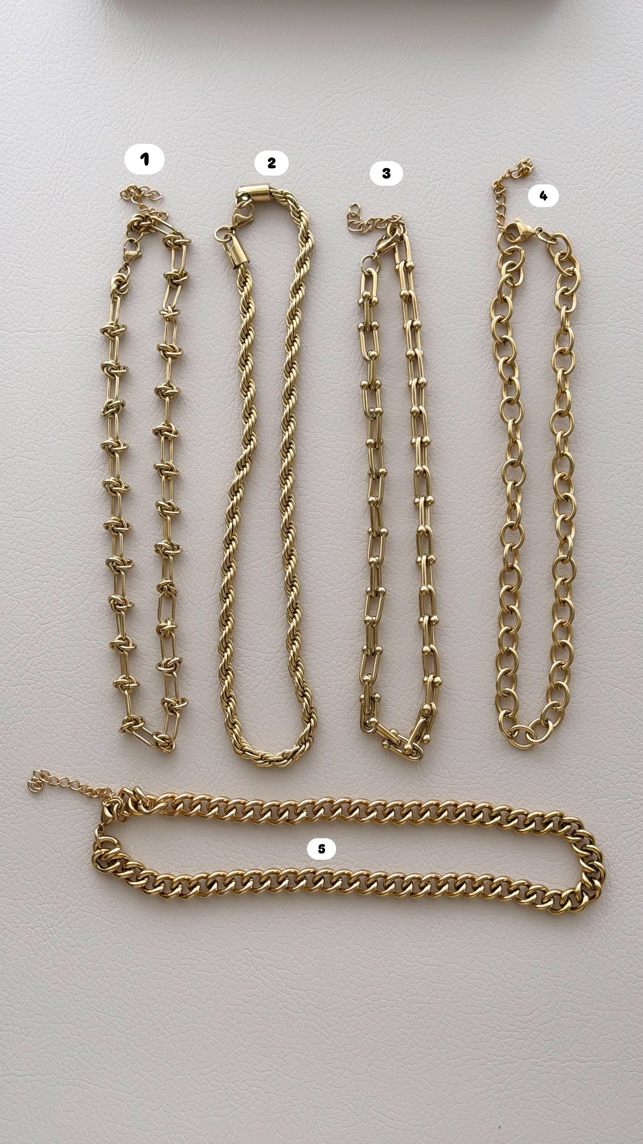 Cadenas chunkys C/u