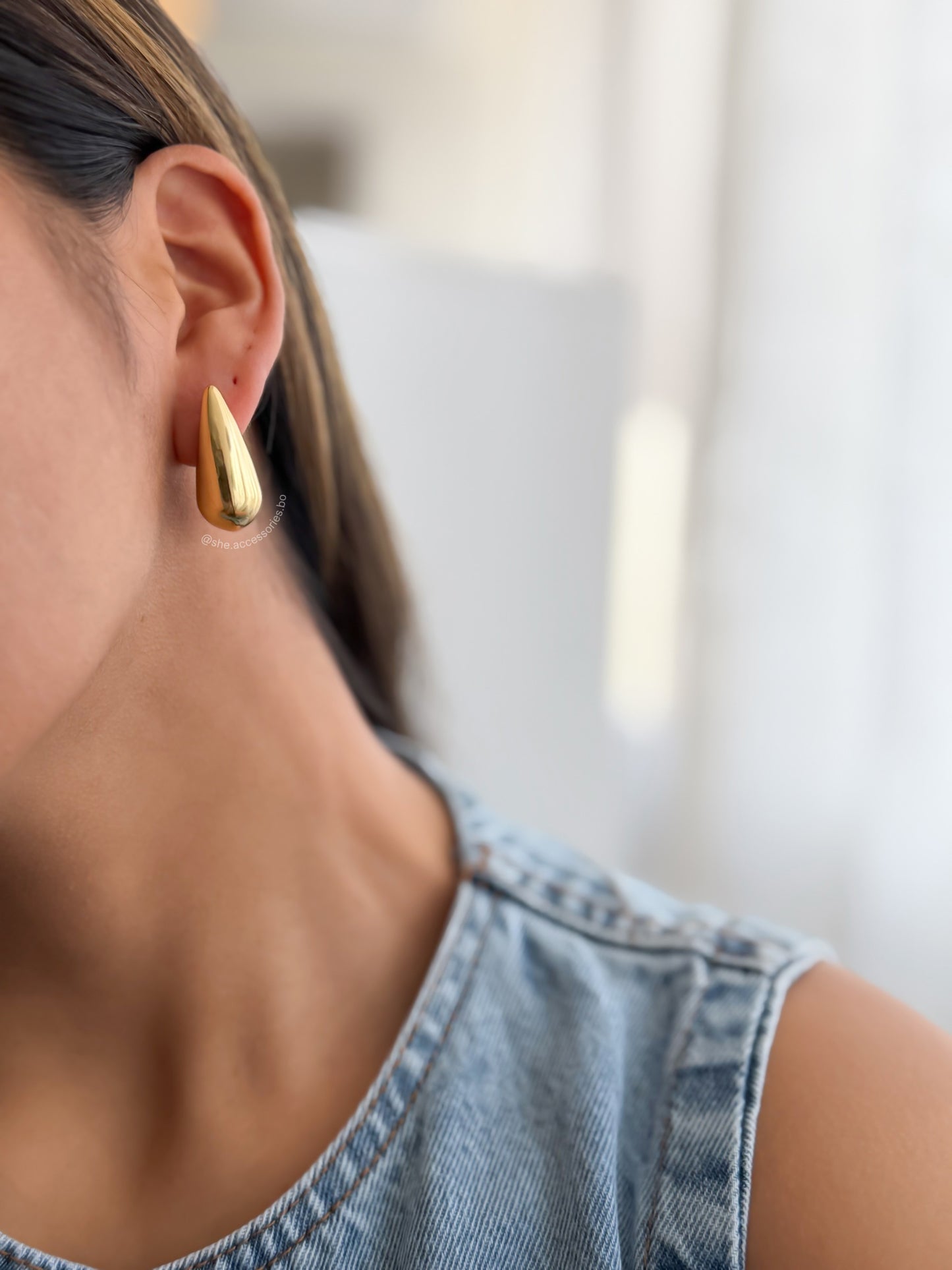 Aretes gotas