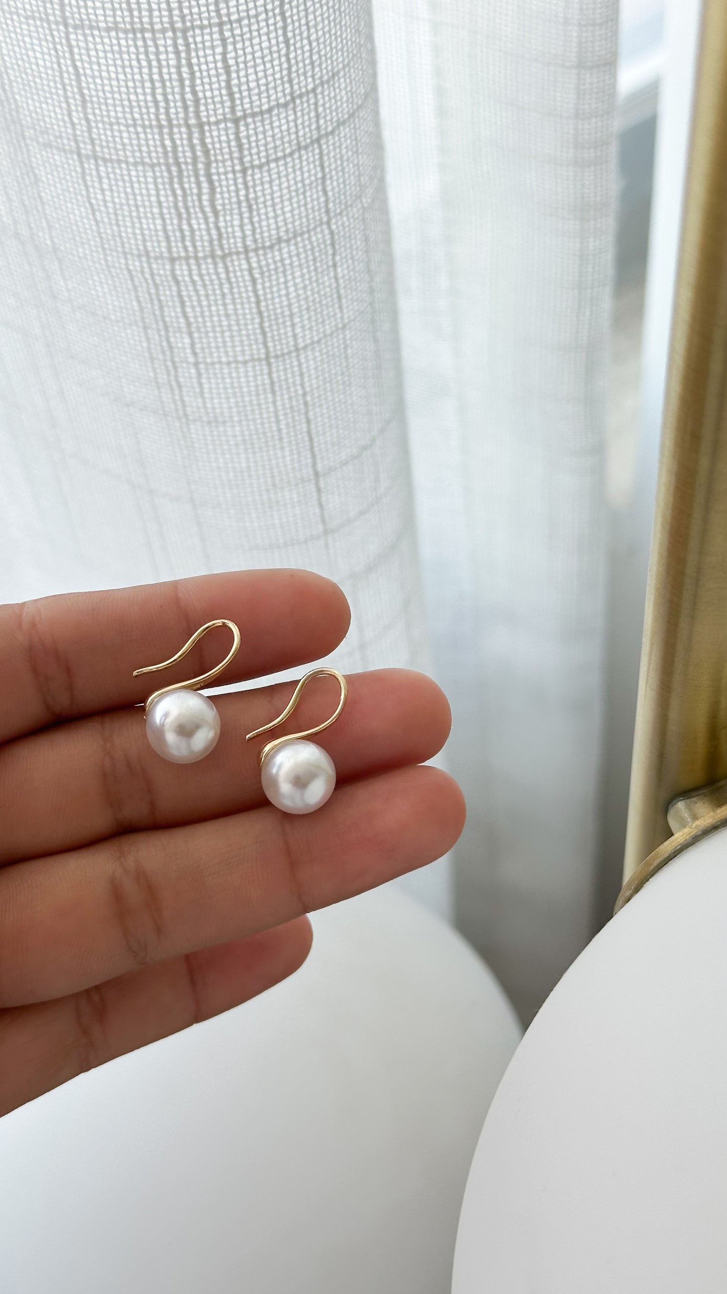 Aretes perla