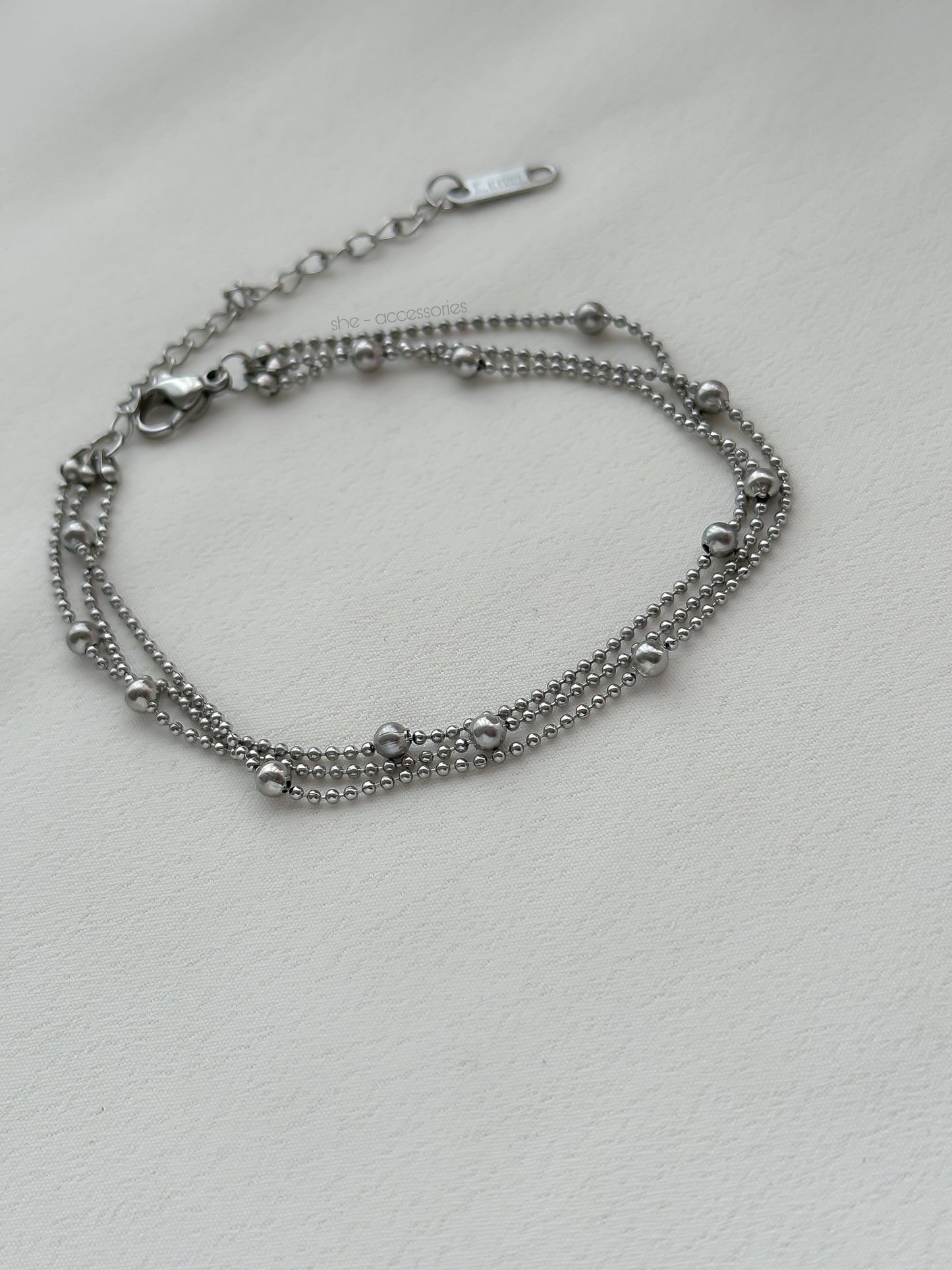 Pulsera triple