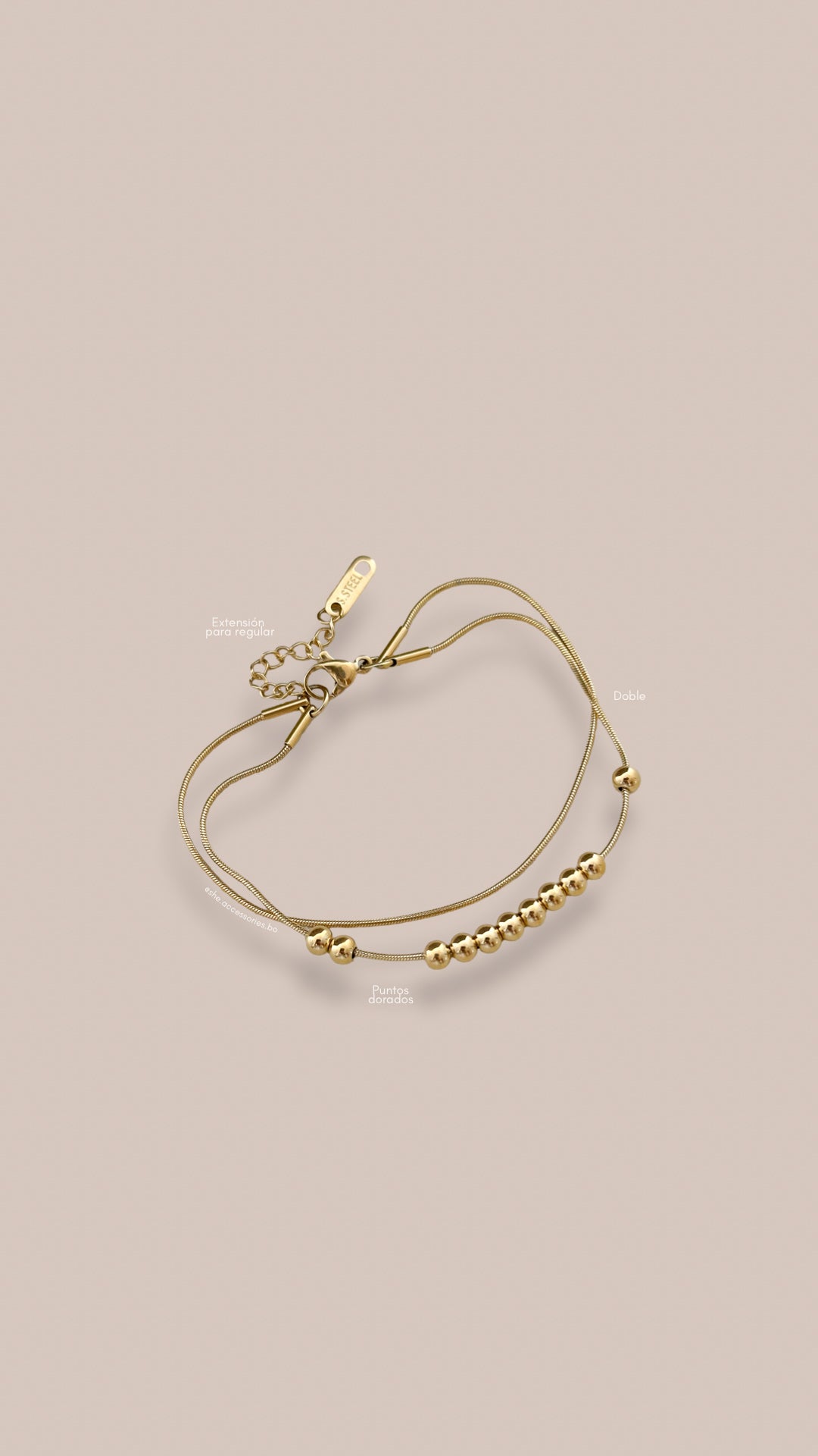 Pulsera doble