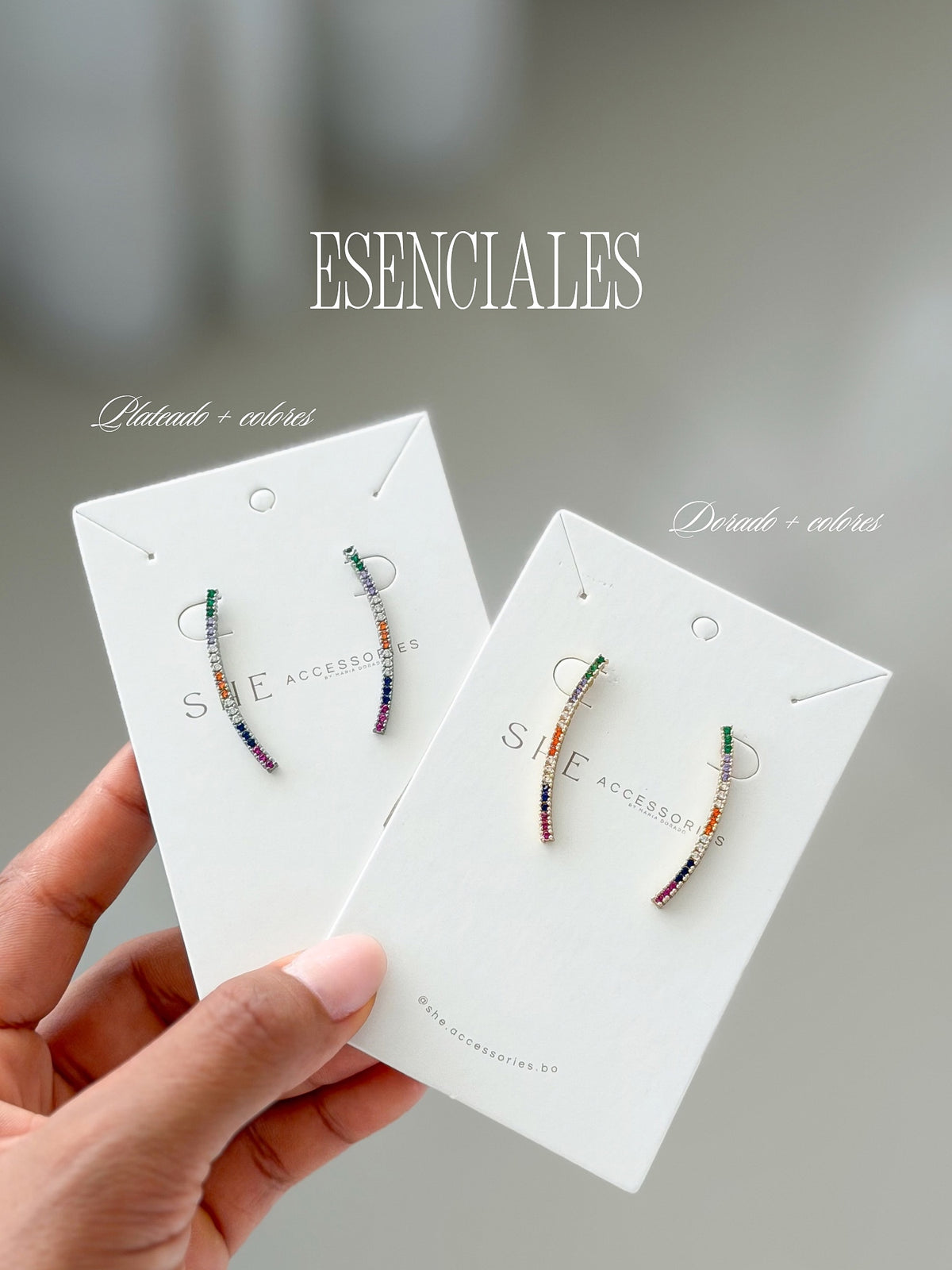 Plateado + colores