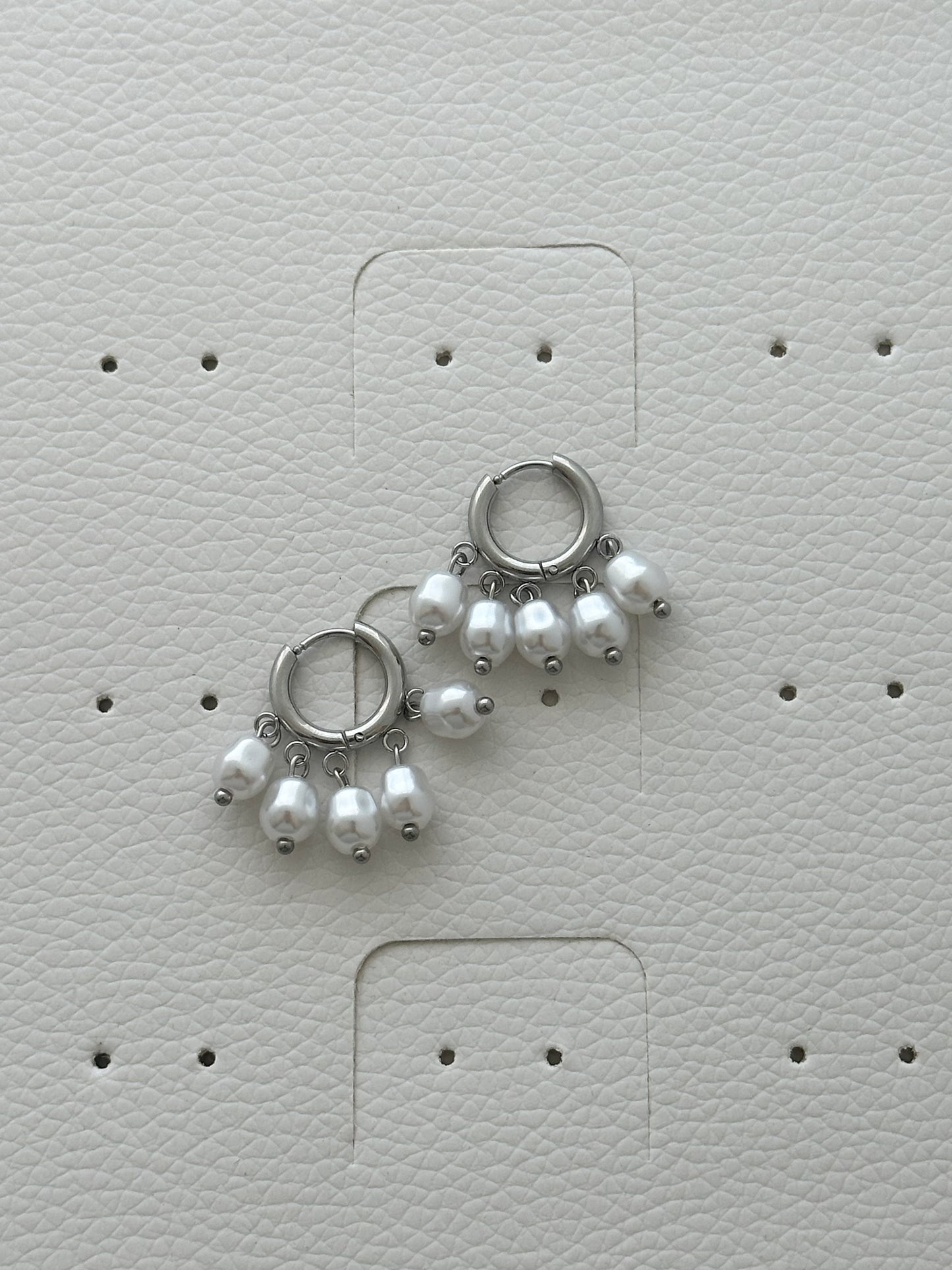 Argollas perlas
