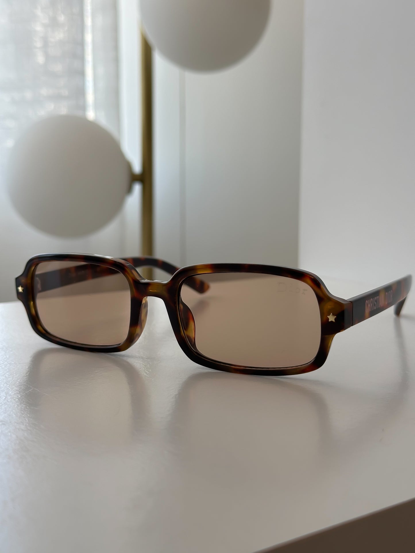 Café claro + montura print