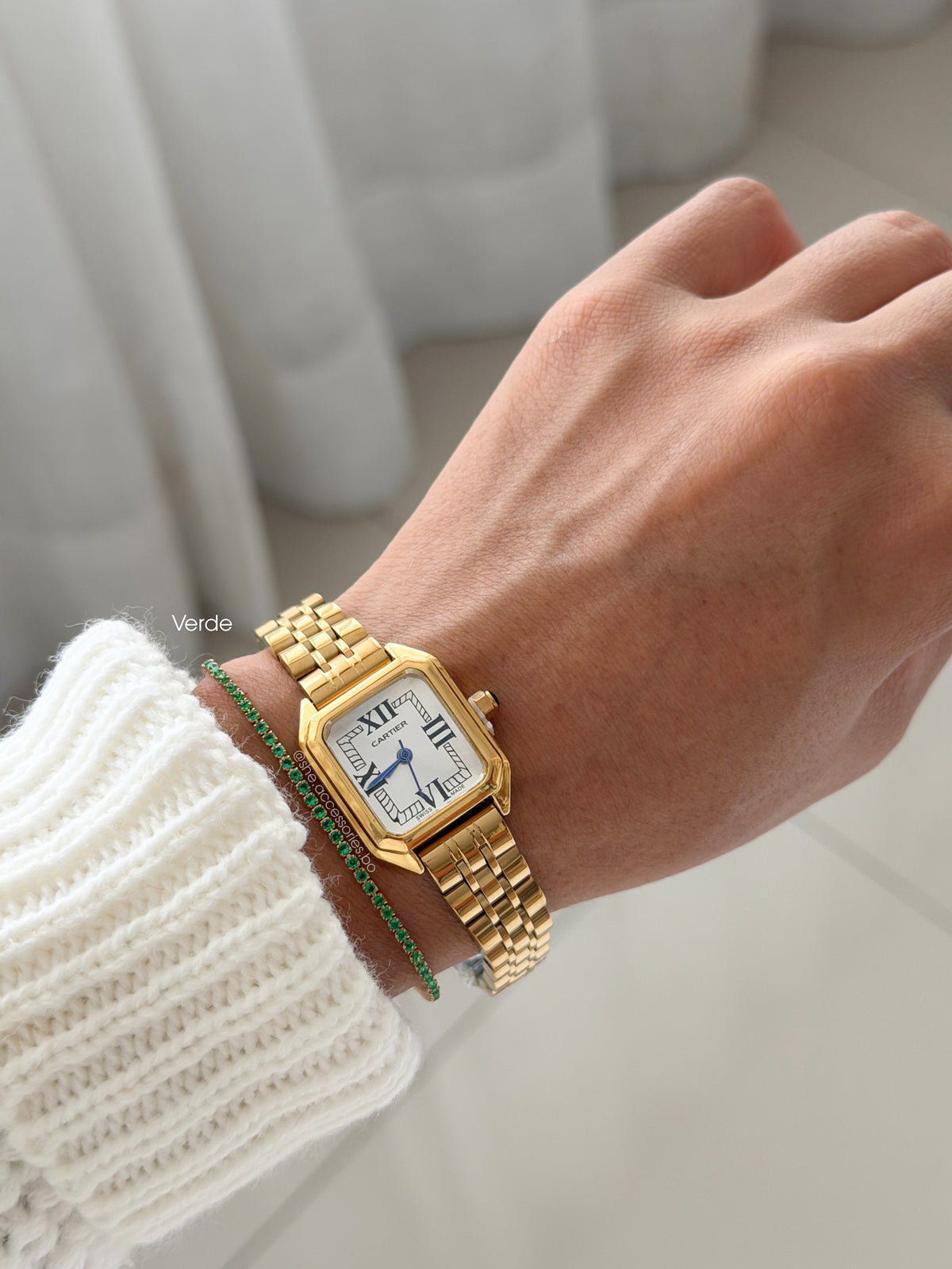 Pulsera Tennis verde