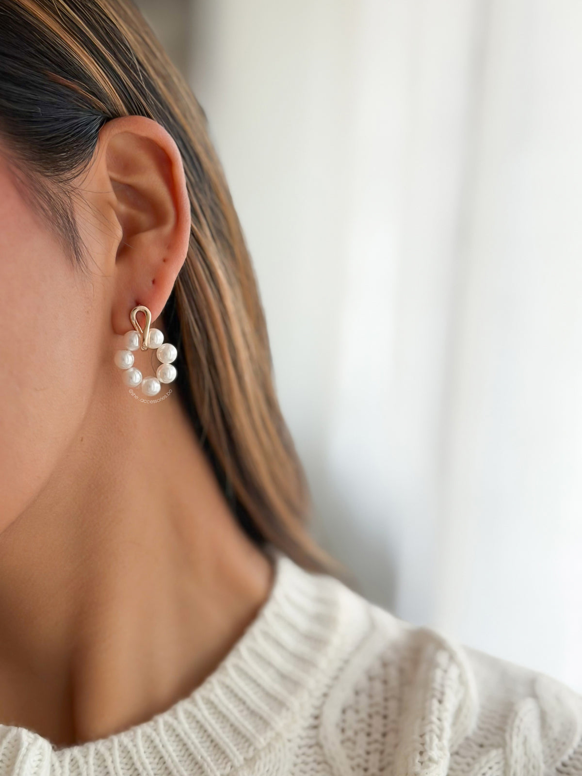 Aretes perlas