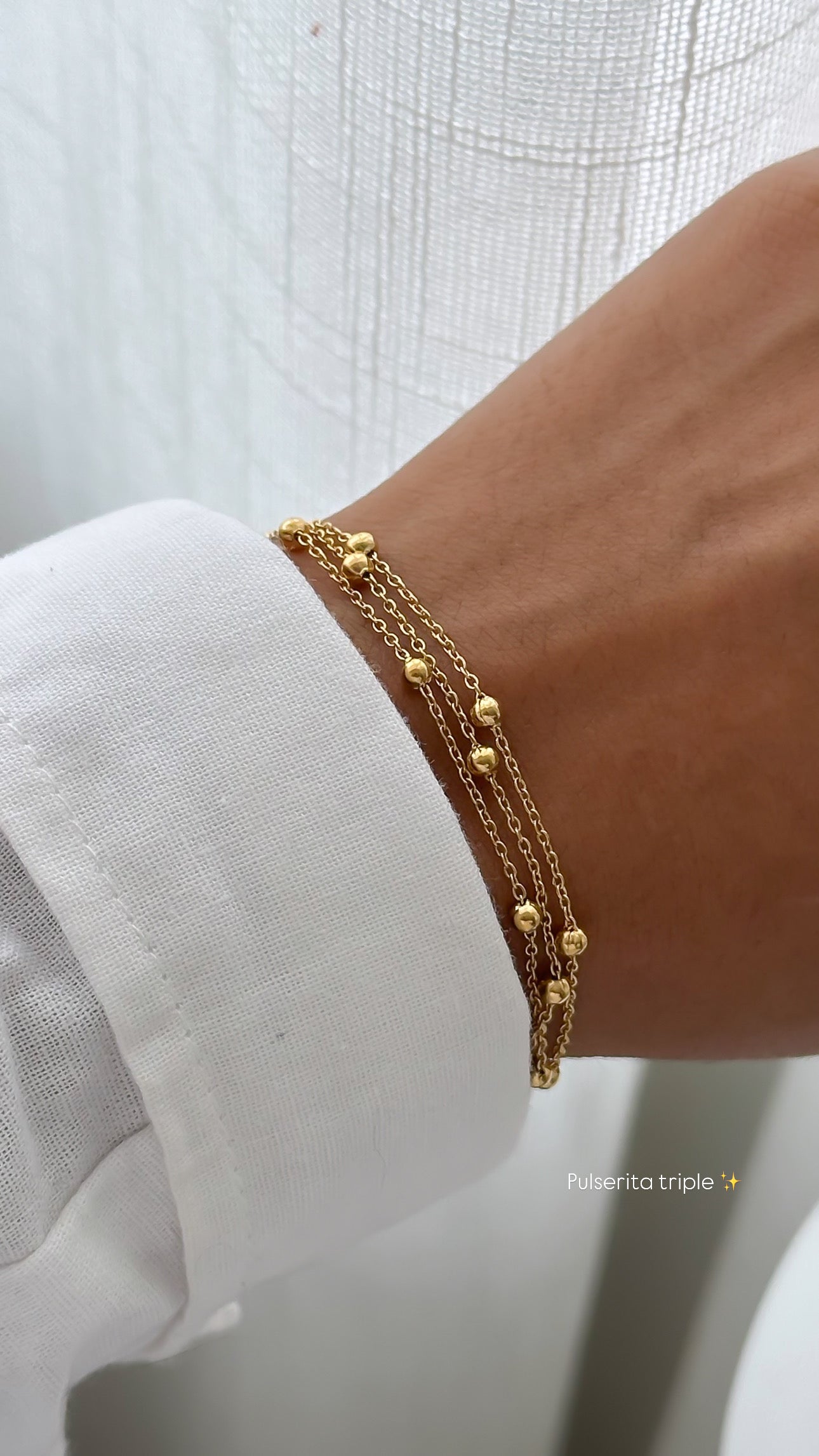 Pulsera triple