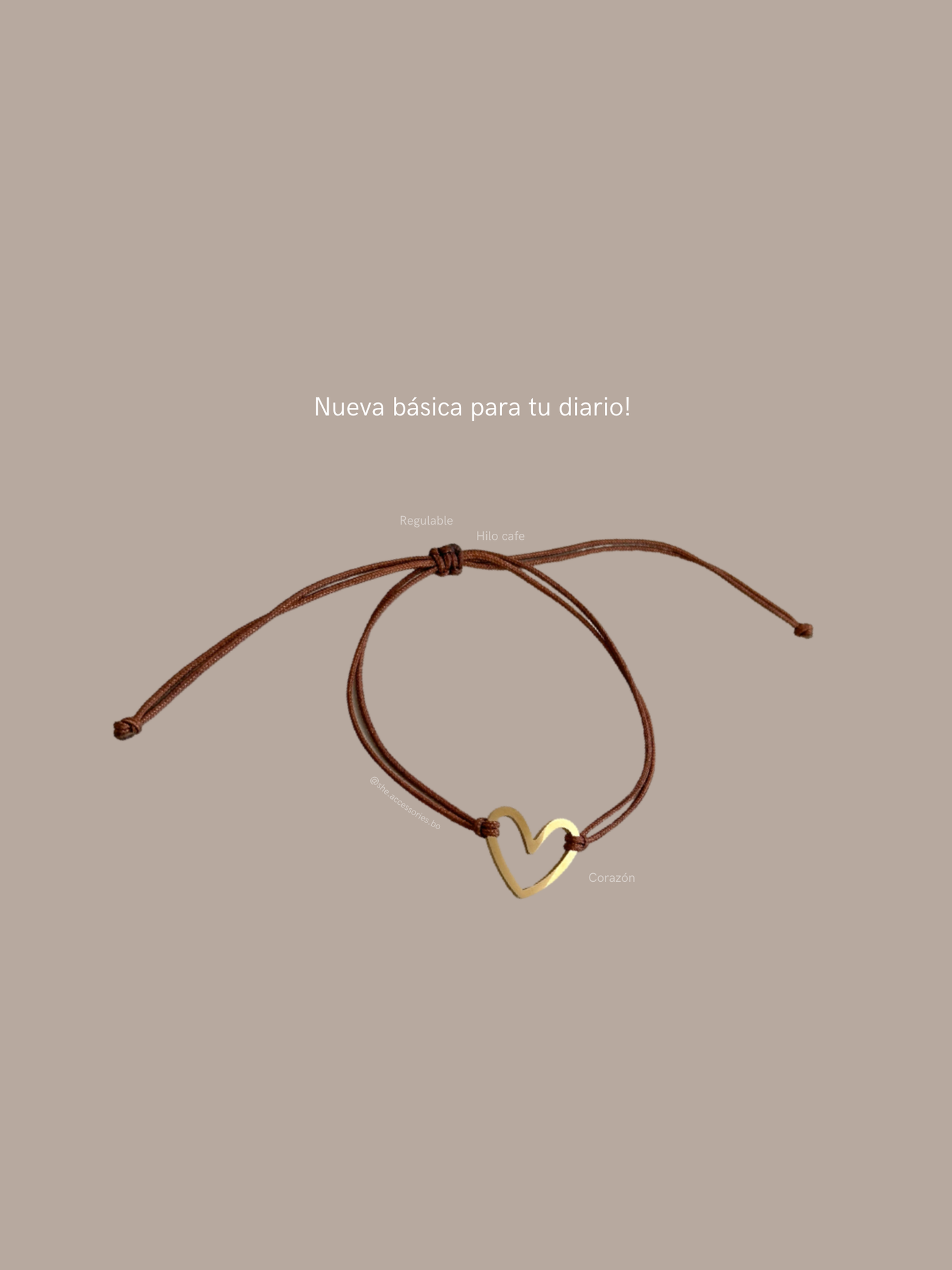 Pulsera hilo o pulsera doble