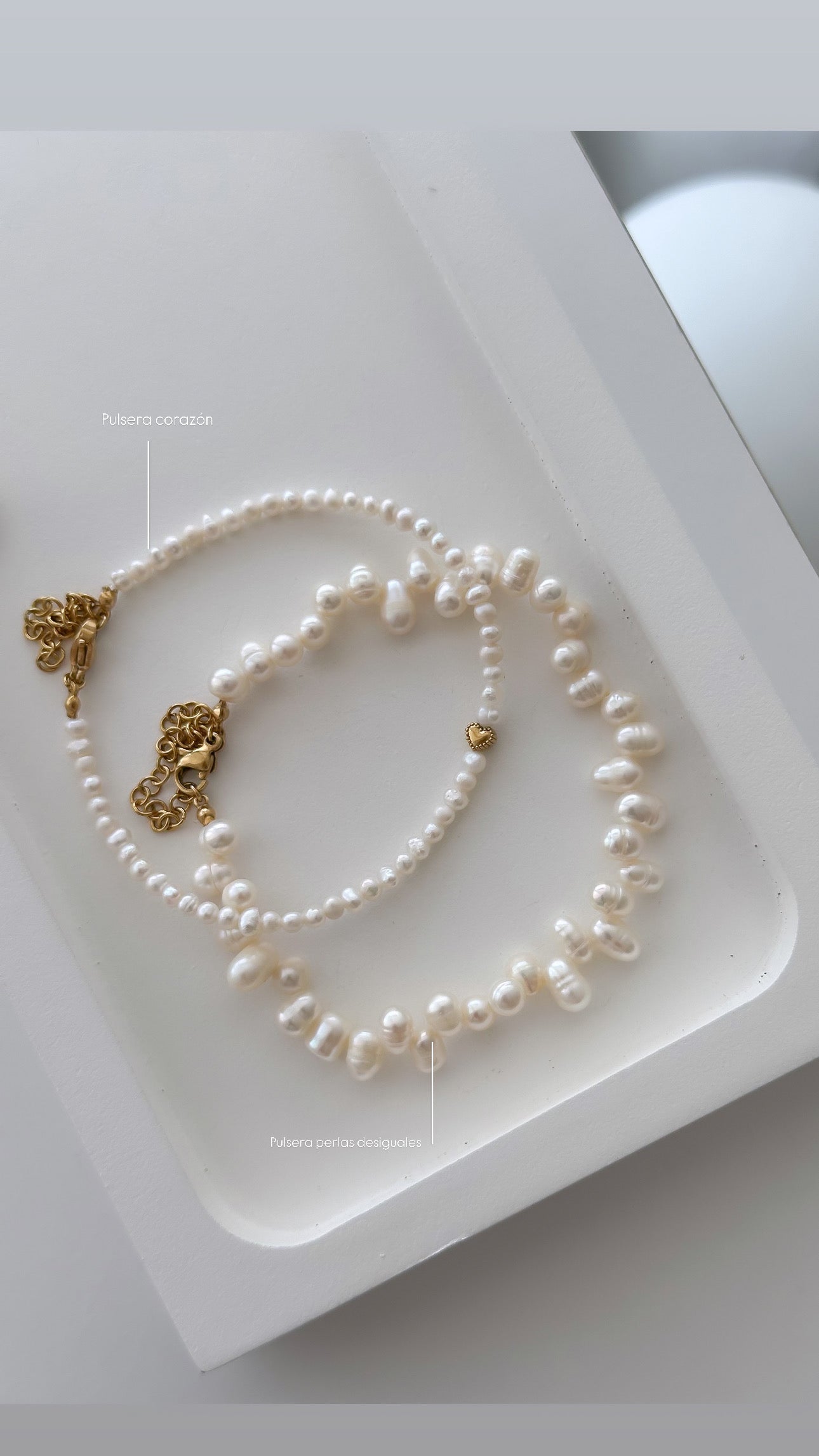 Perlas cultivadas pulseras c/u