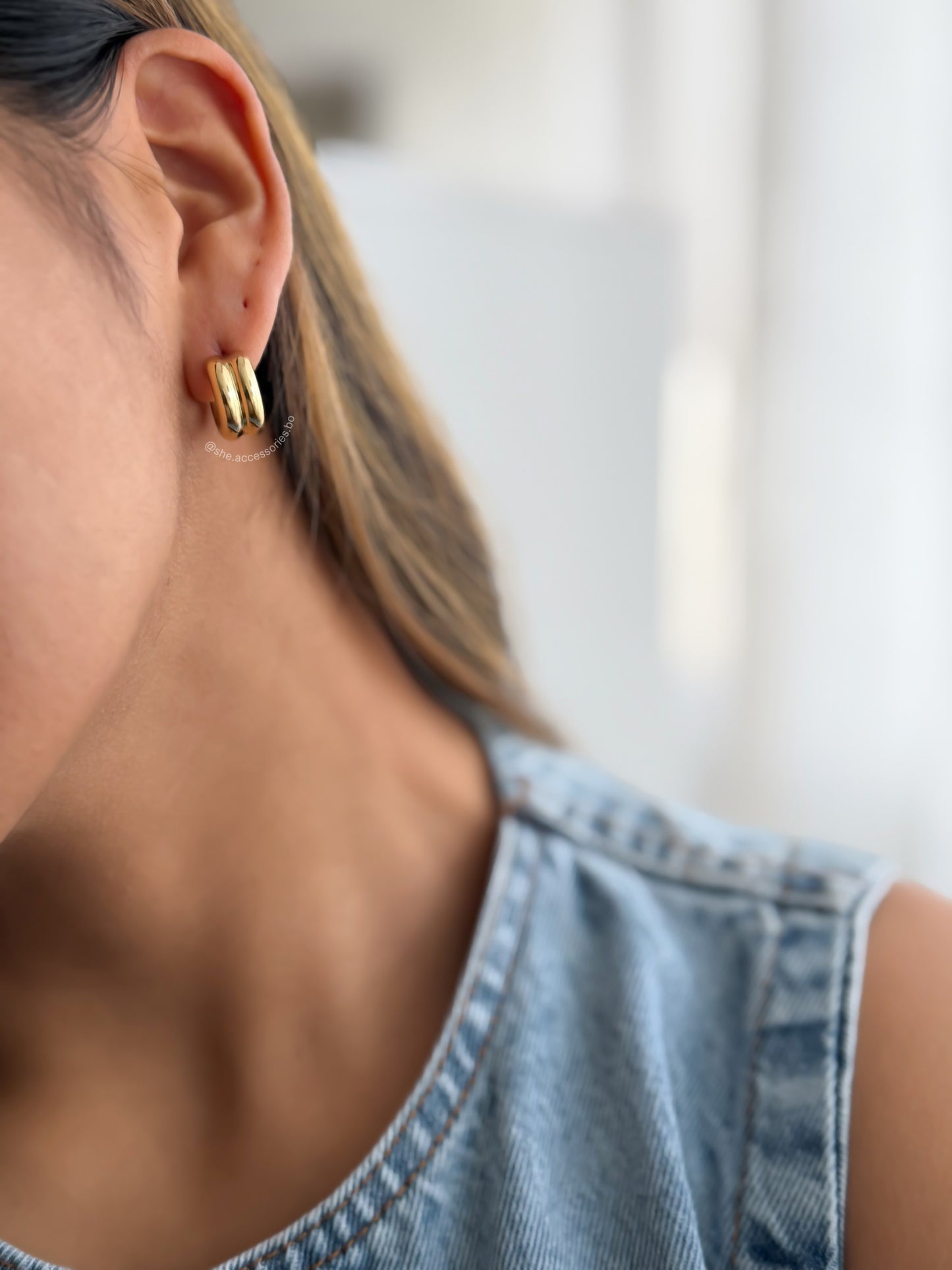 Aretes tipo doble