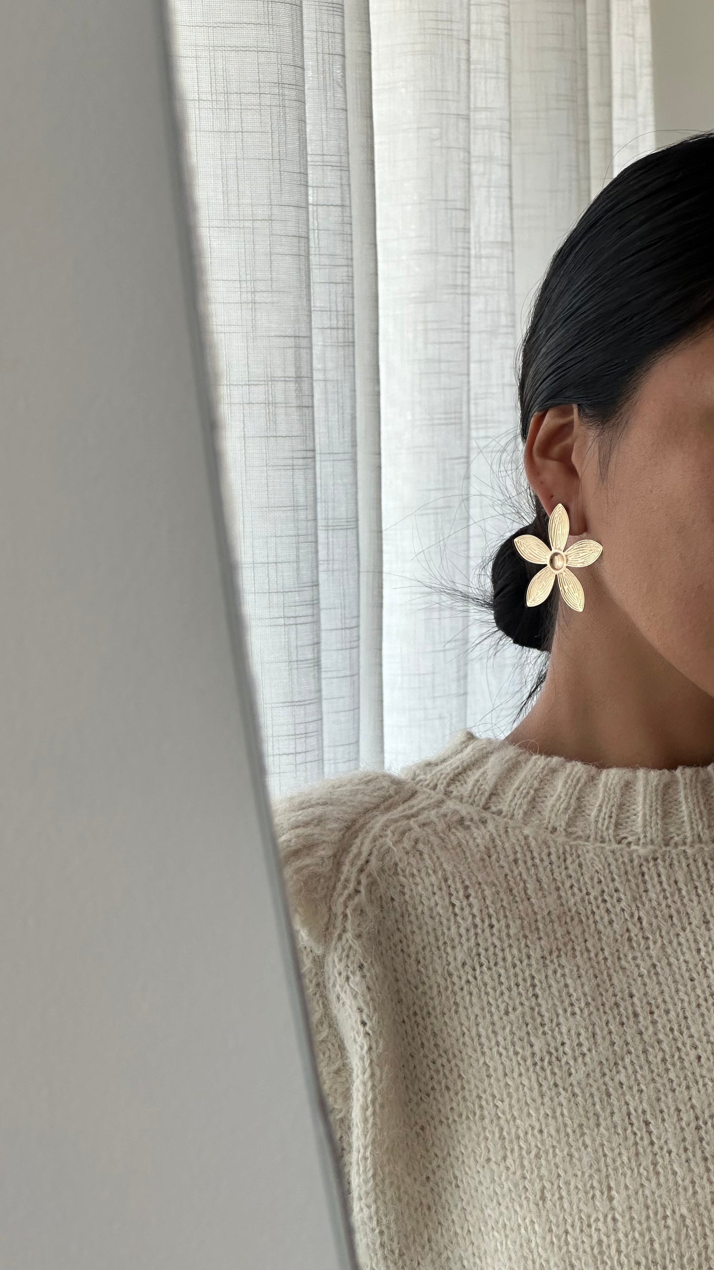 Aretes flor