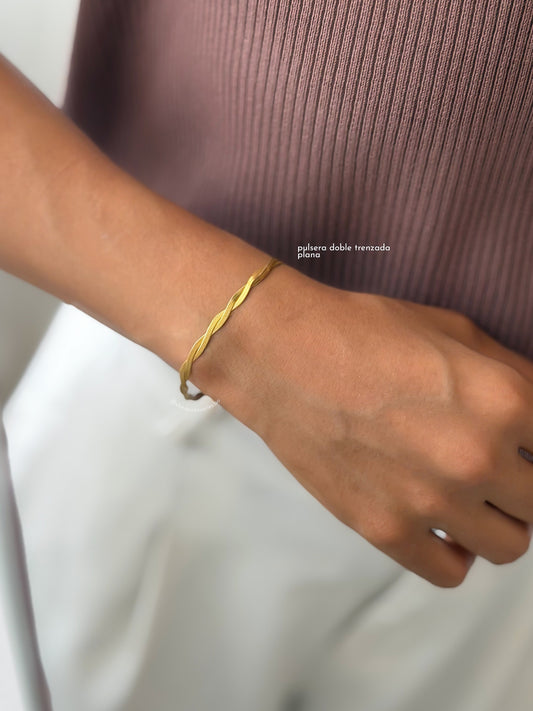 Pulsera doble trenzado
