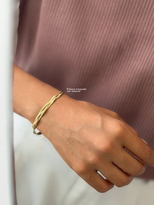 Pulsera triple trenzado