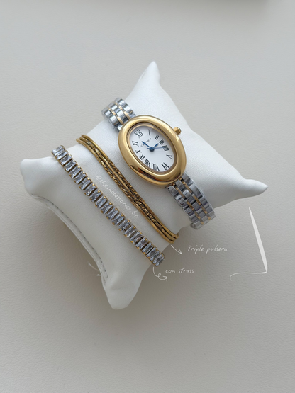 Pulsera triple