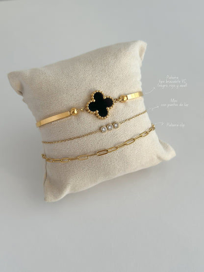 Pulsera con extensión tipo brazalete