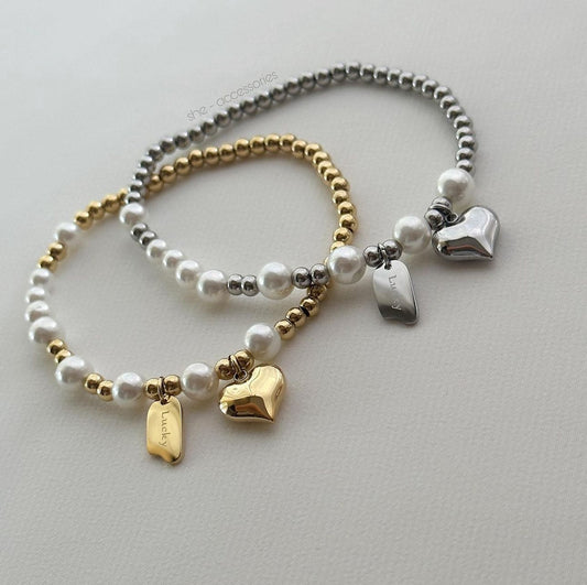 Pulsera hilo elástico