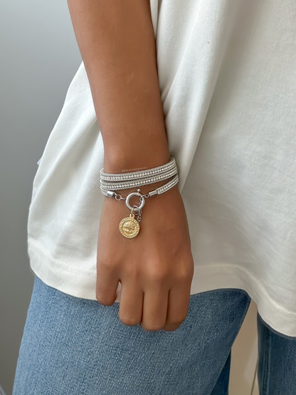 Pulsera triple enrollable C/u