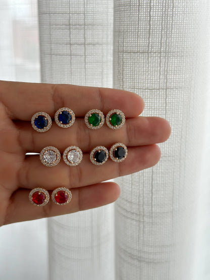 Aretes Topitos de color