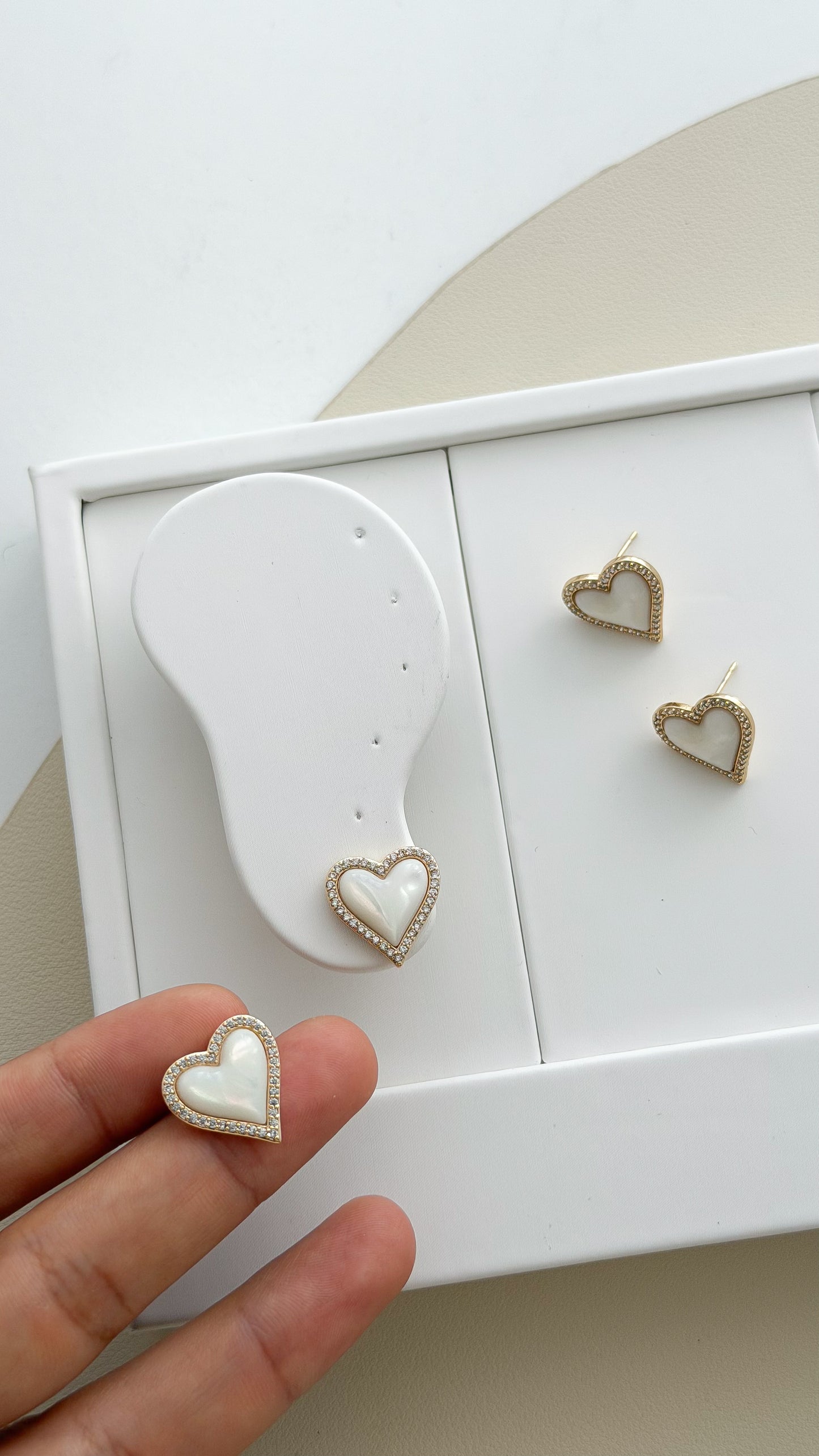 Aretes corazón