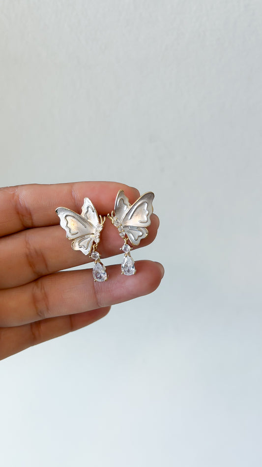 Aretes mariposa