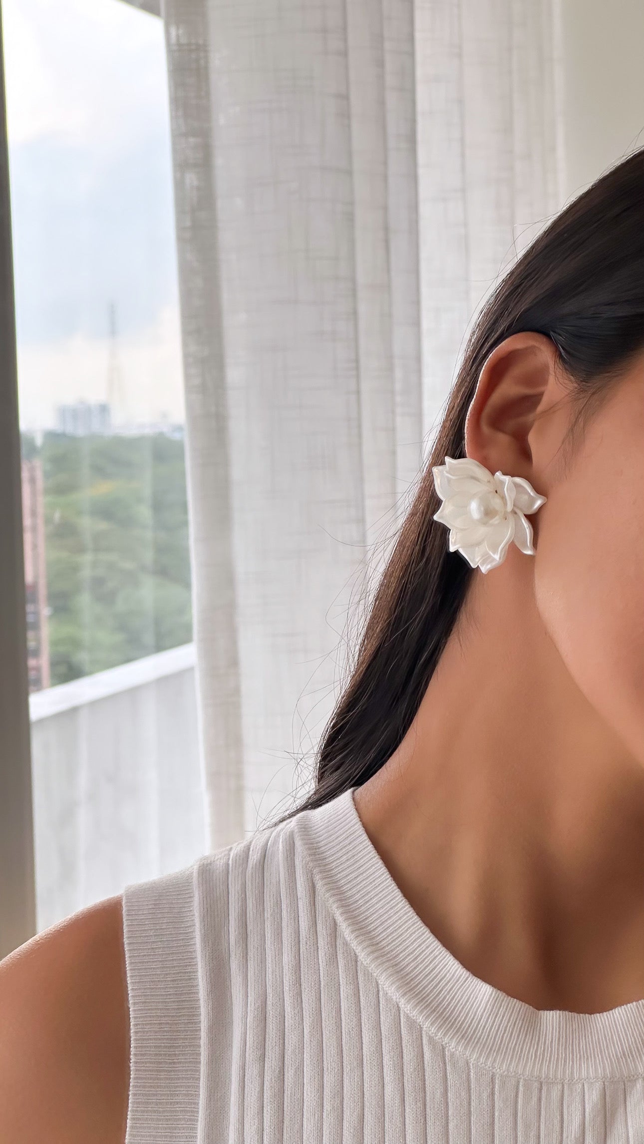 Aretes perla