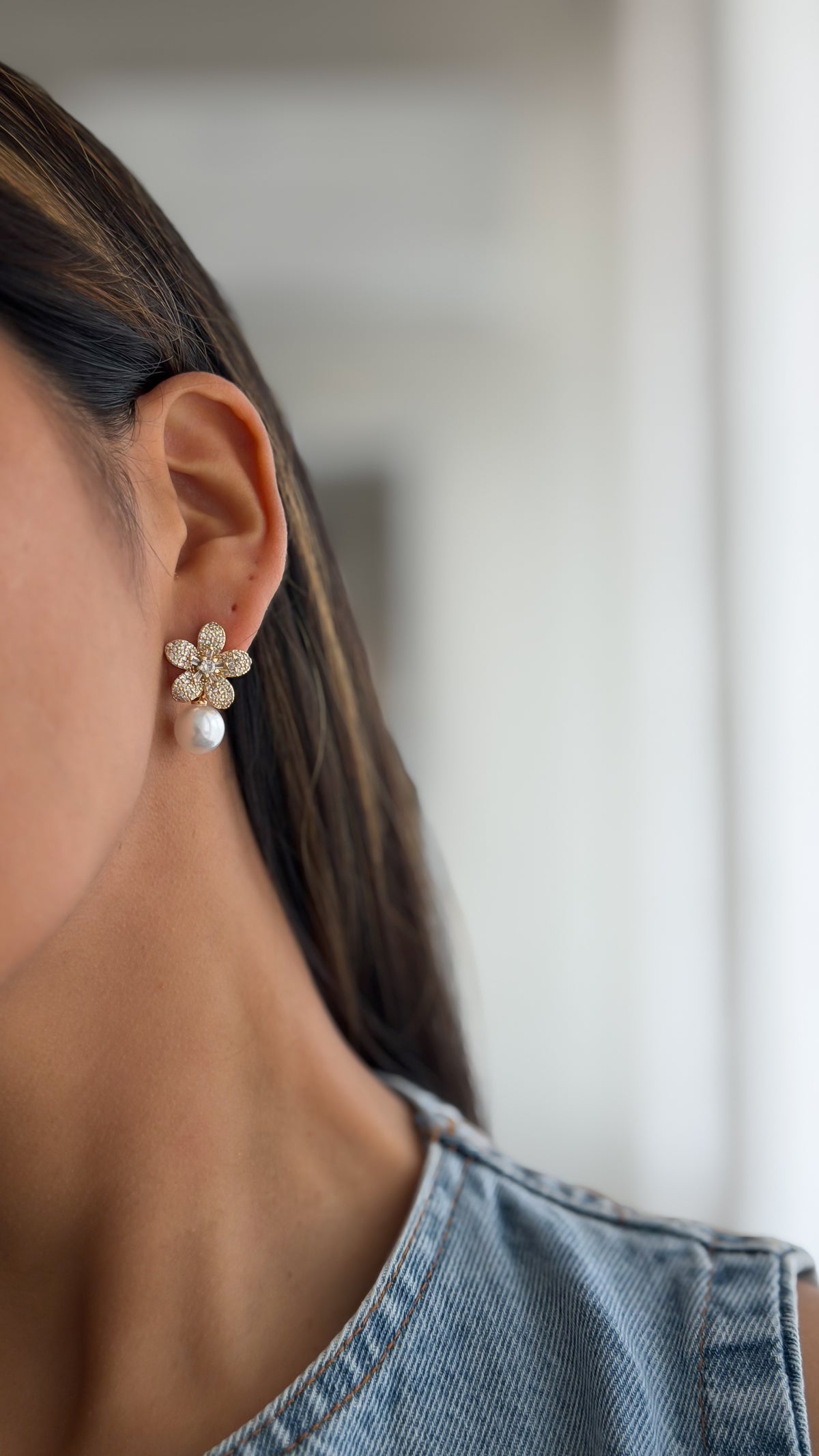 Aretes flor