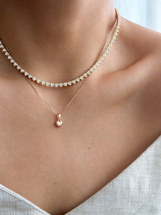 Gargantilla o cadenita corazón ?