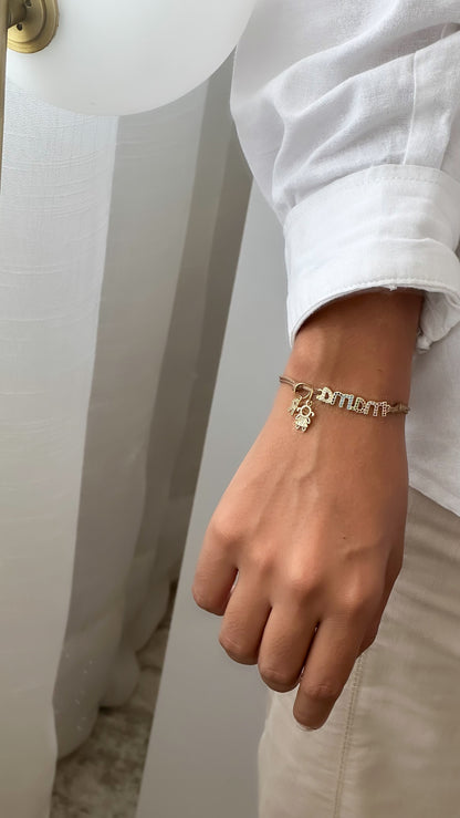 Pulsera mamá (2-3-4 dijes)