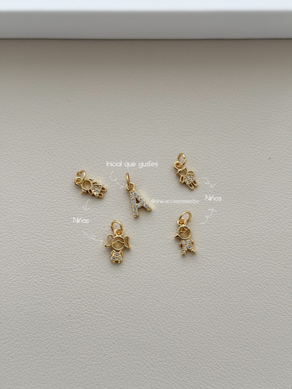 Pulsera mamá (2-4 dijes)