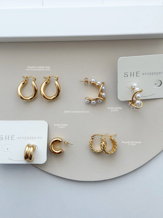 Aretes C/par
