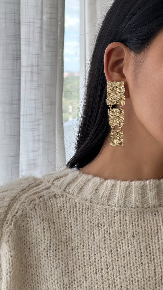 aretes largos