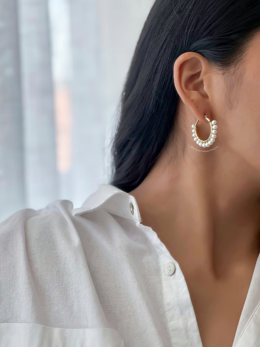 Argollas Perlas