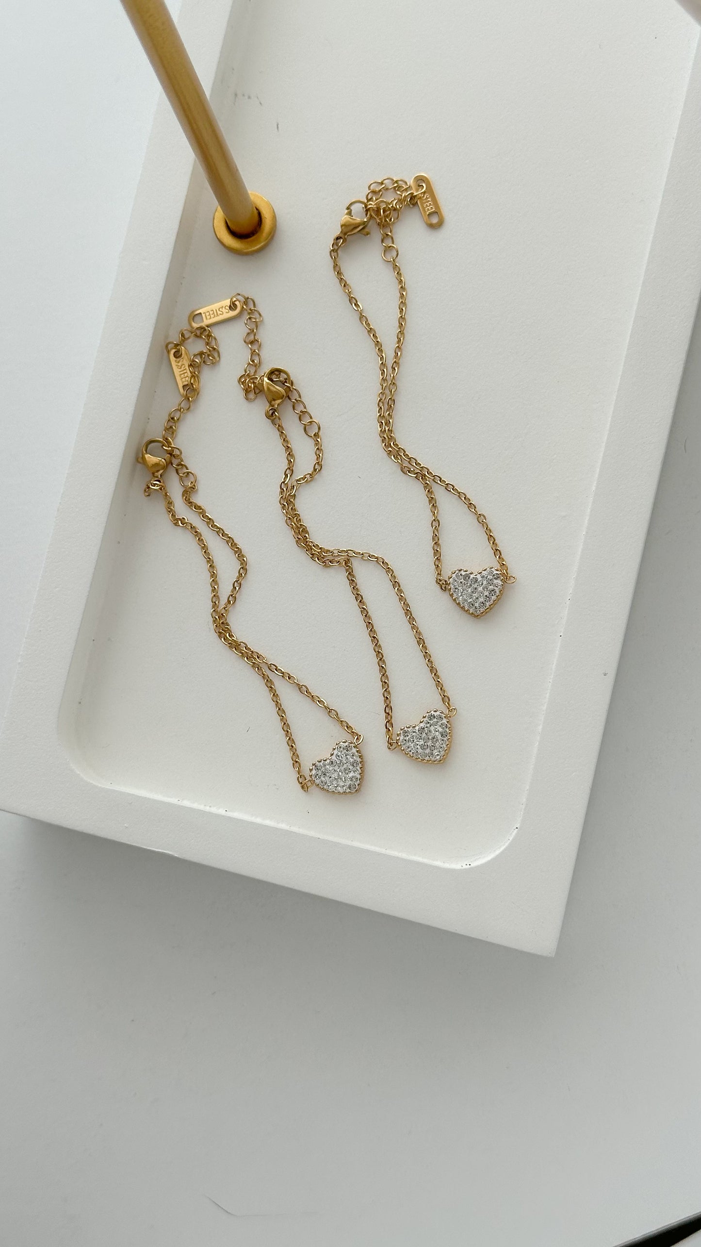 Pulsera corazón c/u