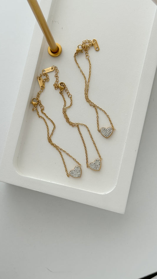 Pulsera corazón c/u