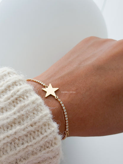 Pulsera regulable estrella