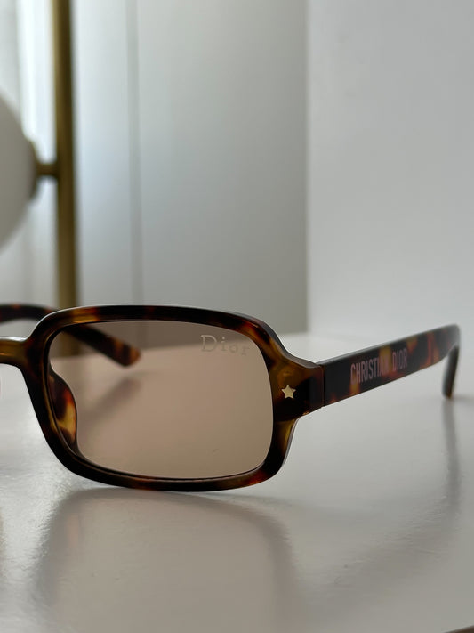 Café claro + montura print