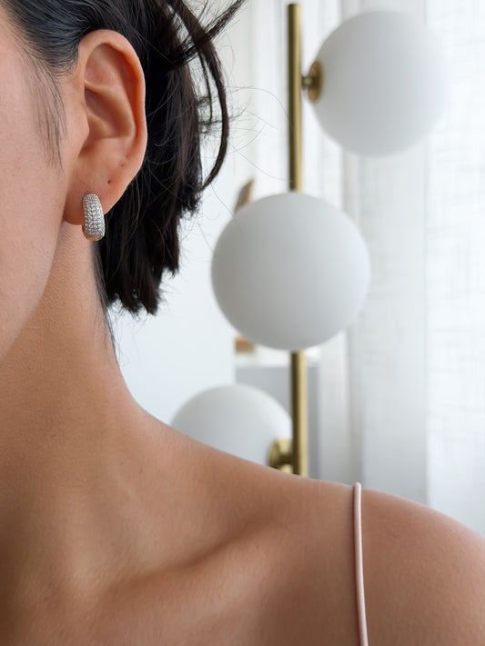 Argolla gordita matizada