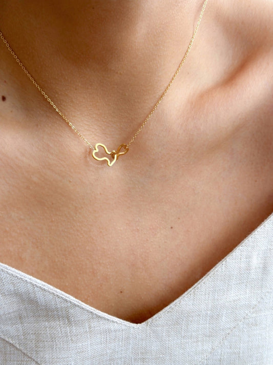 Conjunto osito  / aretes + collar