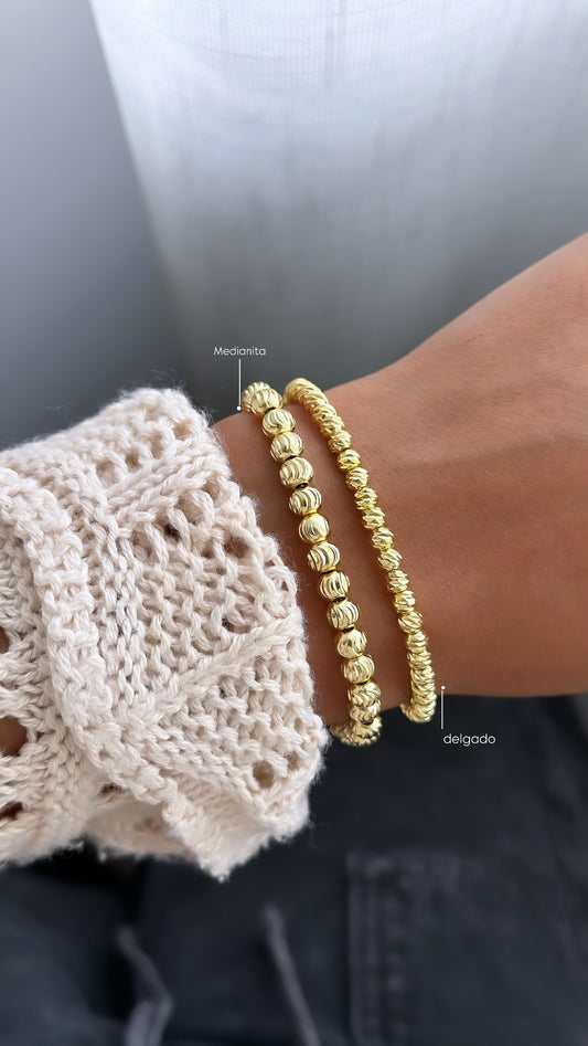 Pulseras texturadas C/u