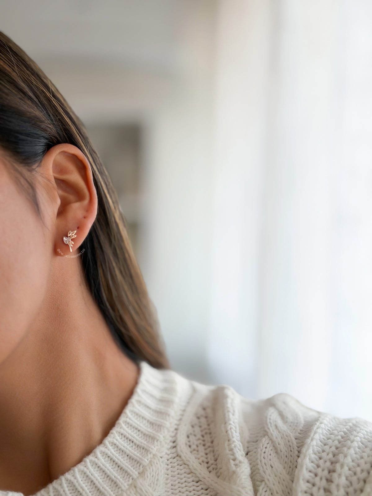 Aretes mariposa