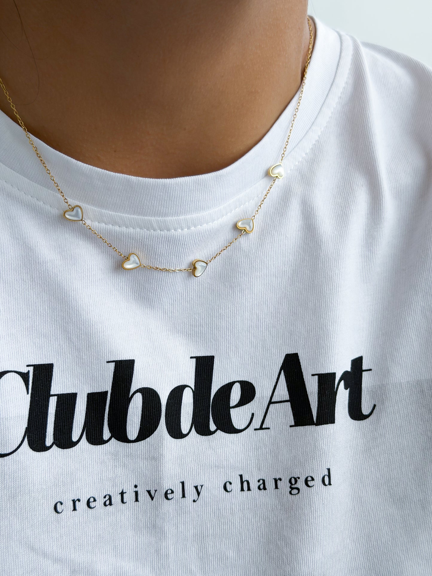 Collar corazones