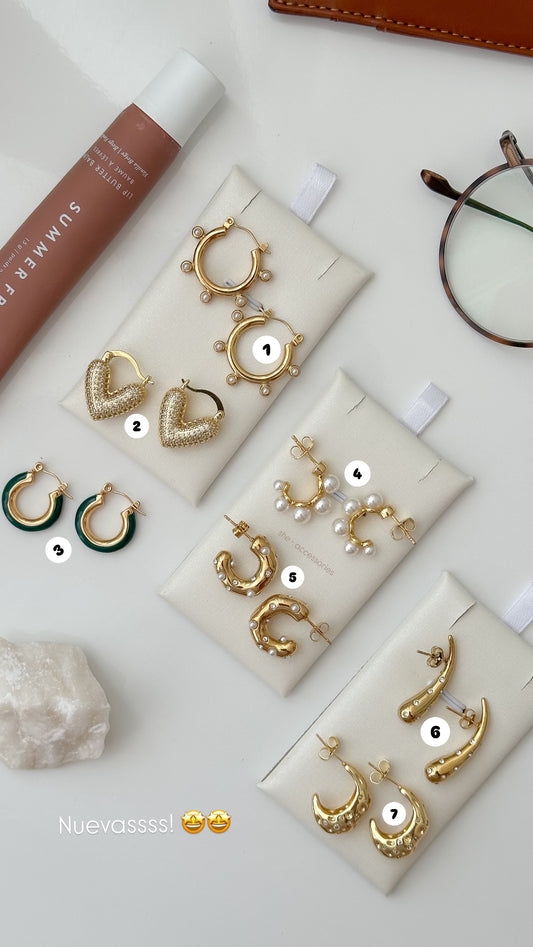 Aretes nuevos c/p