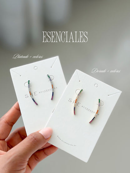 Plateado + colores