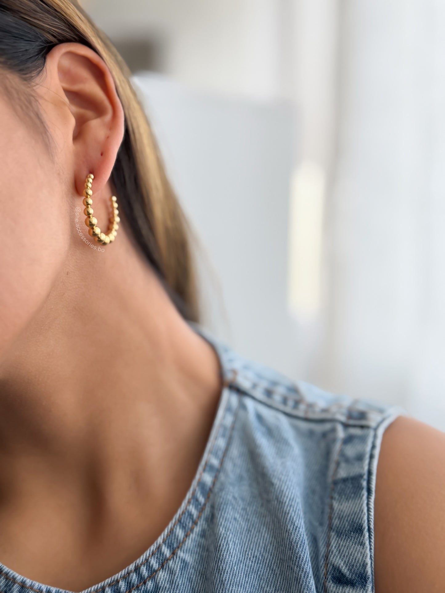 Aretes bolitas