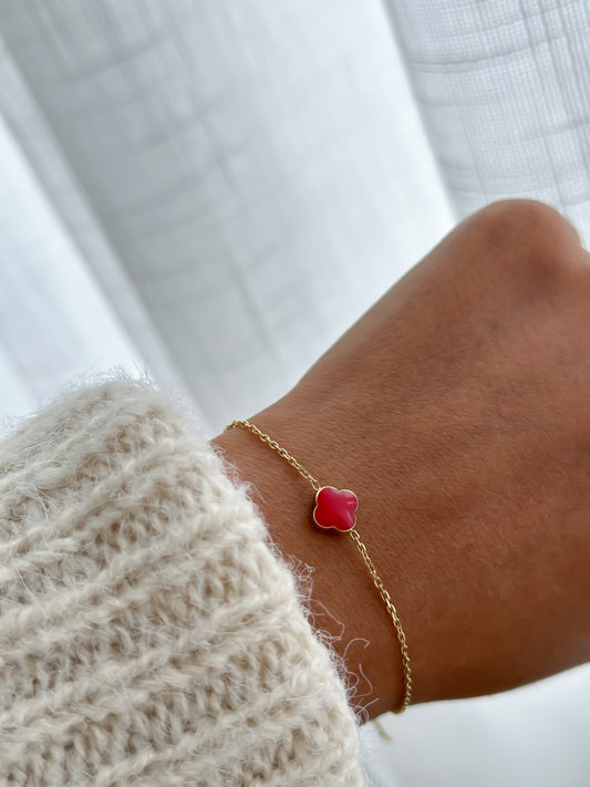 Pulsera van cleef rojo