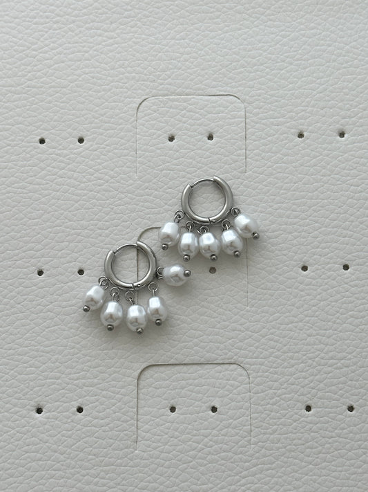 Argollas perlas