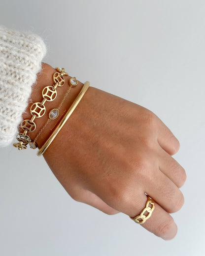Pulseras eslabones circular